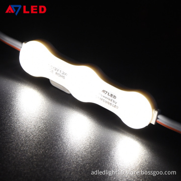 Adled Light wide beam angle 170 degree korea backlit led light module for light letter 3d
